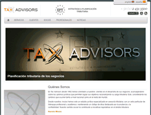 Tablet Screenshot of advisors.cl